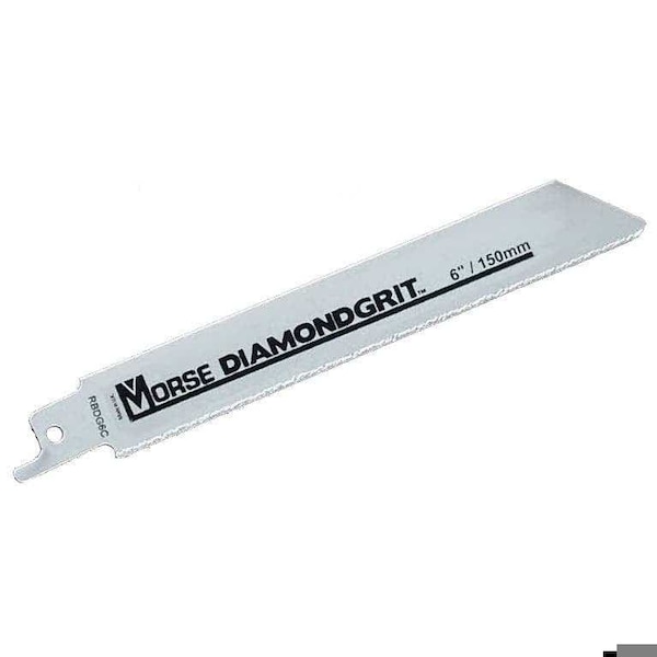 Morse Reciprocating Saw Blade, Diamond Grit, 9 in, Tempered Steel RBDG9C - main